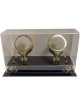 Baseball 2-Ball Gold Ring Display Case