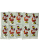 Fredbird St. Louis Cardinals Mascot 1980's Puffy Sticker- Lot of 10 -BRAND NEW